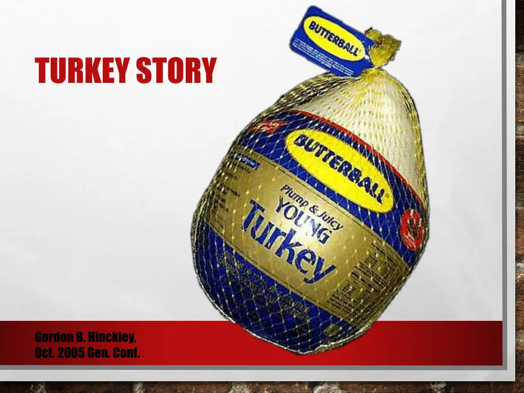 turkey story