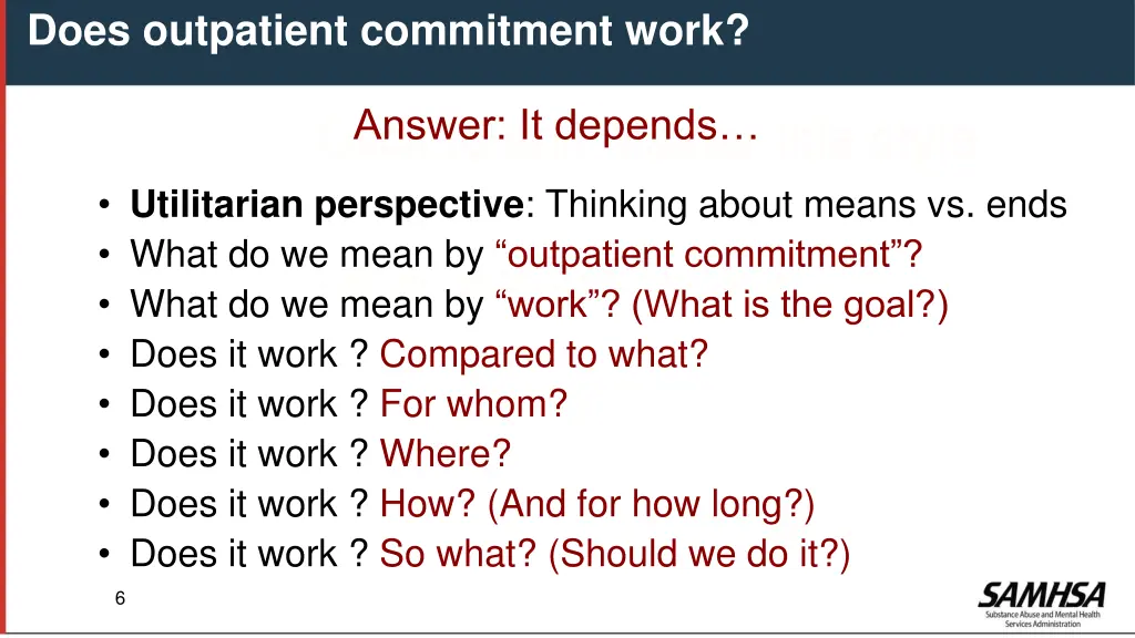 does outpatient commitment work