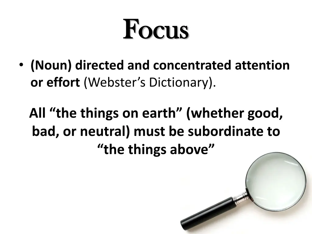 focus focus