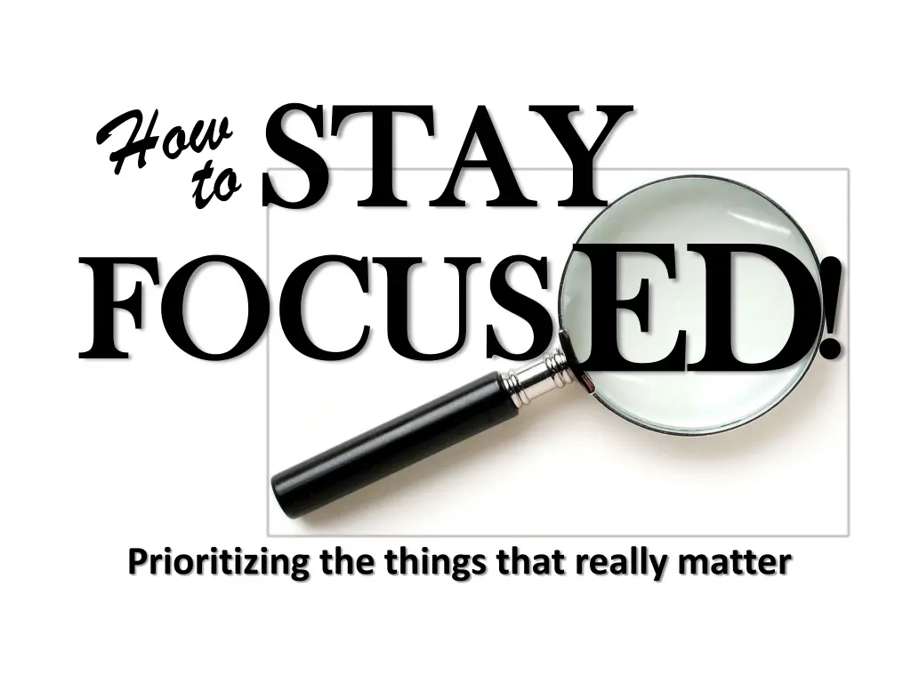 stay stay focus focus