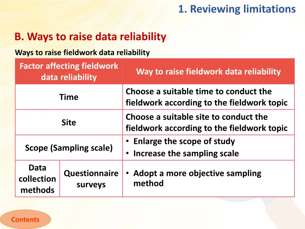 1 reviewing limitations 4