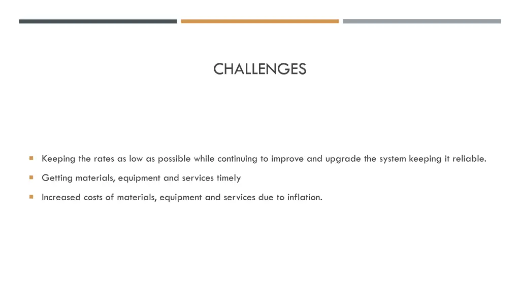 challenges