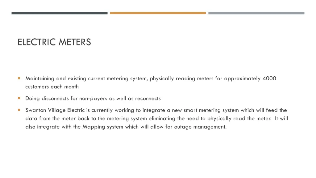 electric meters