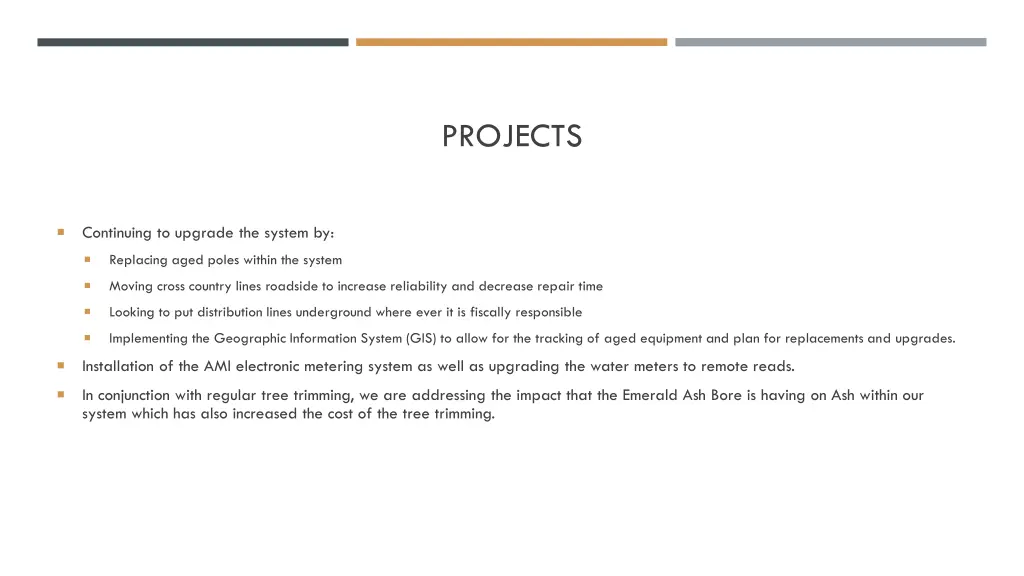 projects