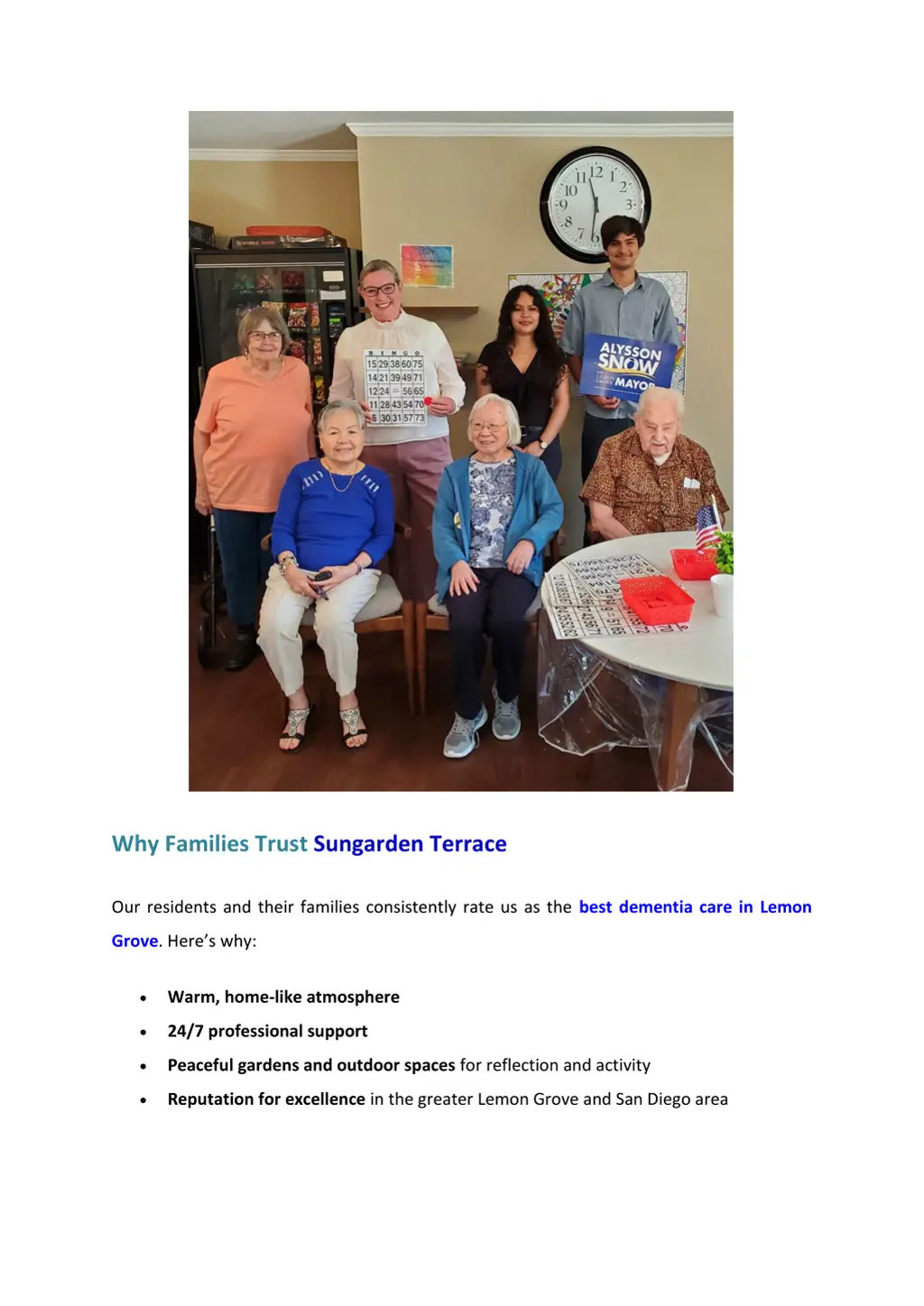 why families trust sungarden terrace