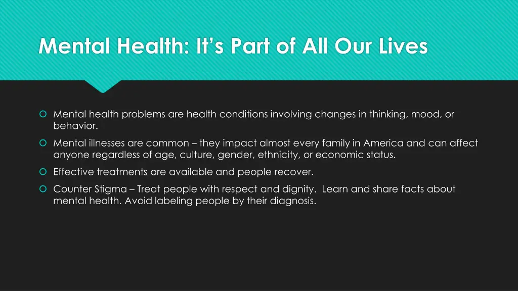 mental health it s part of all our lives
