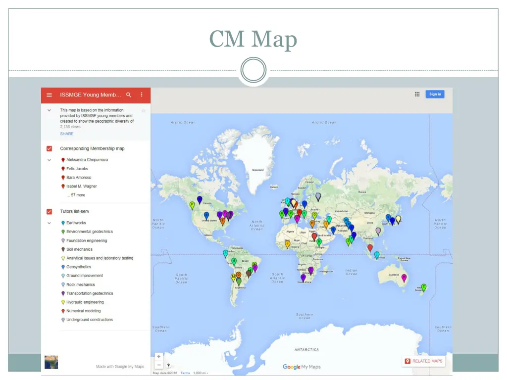 cm map