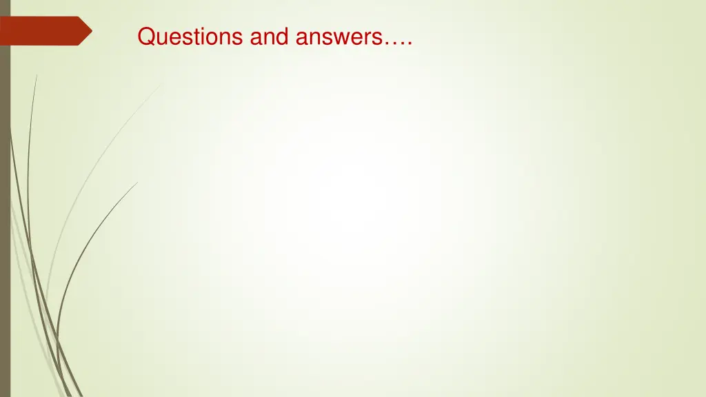 questions and answers