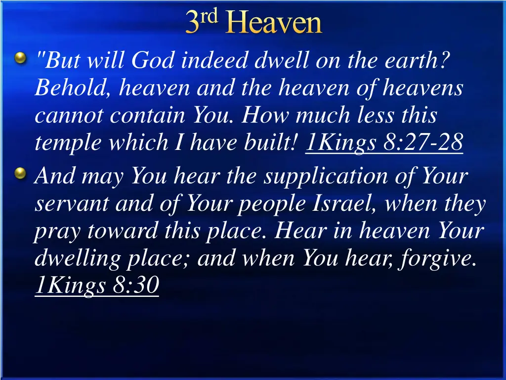 3 rd heaven
