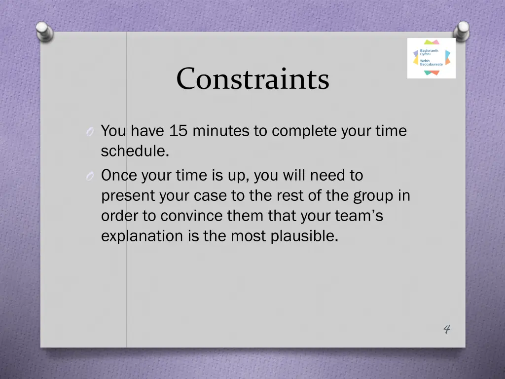 constraints