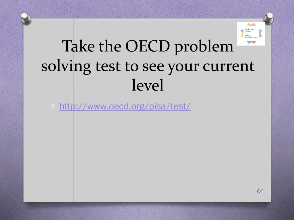 take the oecd problem solving test to see your