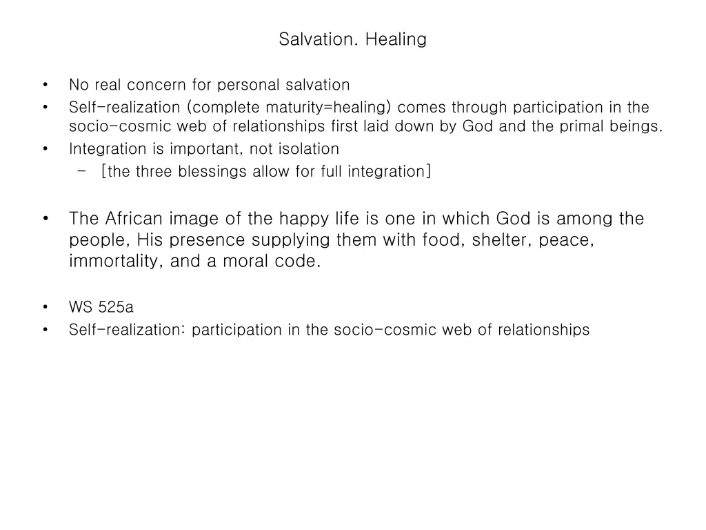 salvation healing