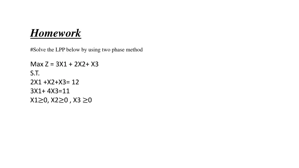 homework