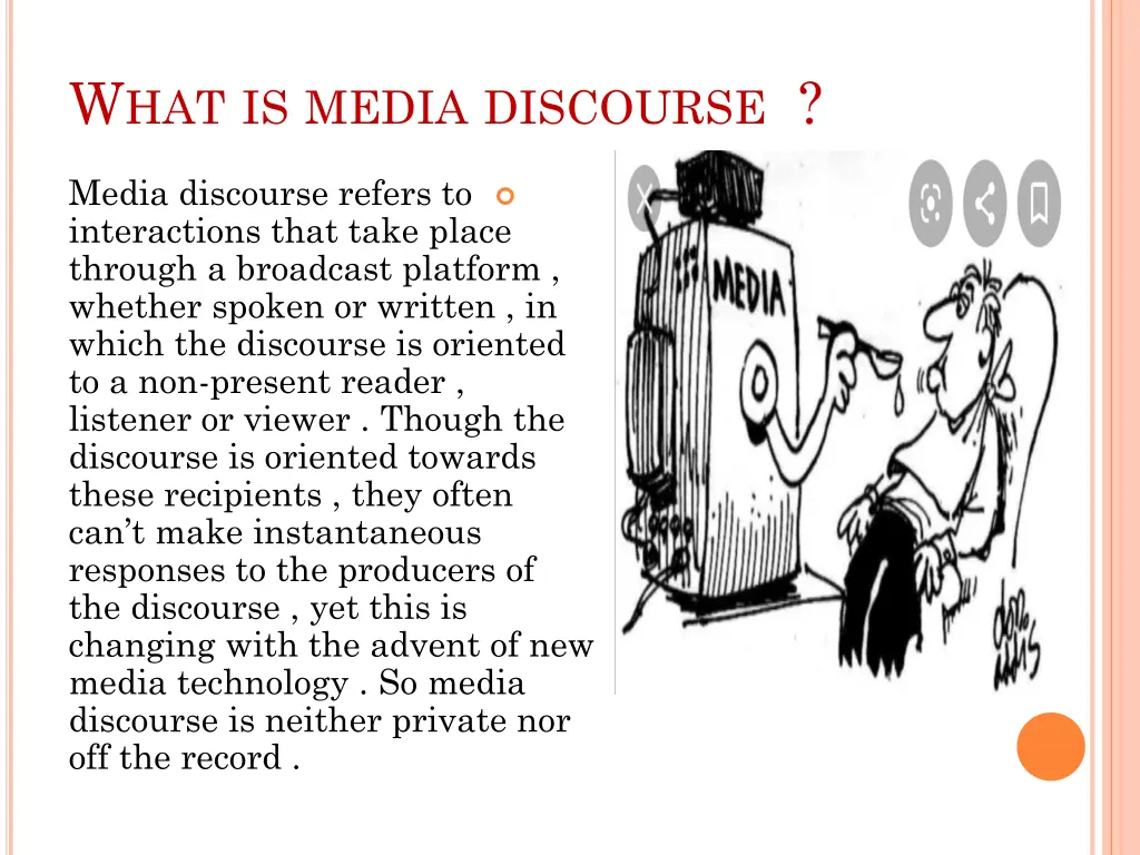 w hat is media discourse
