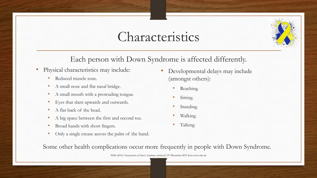 characteristics