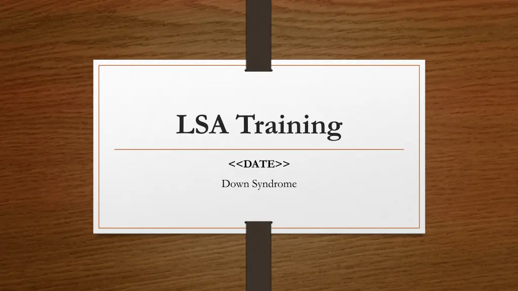 lsa training