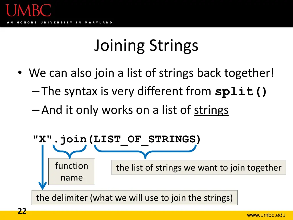 joining strings