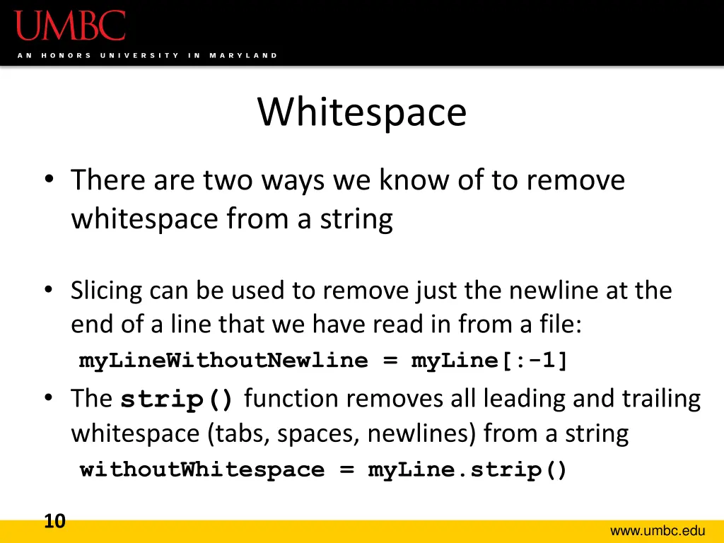 whitespace