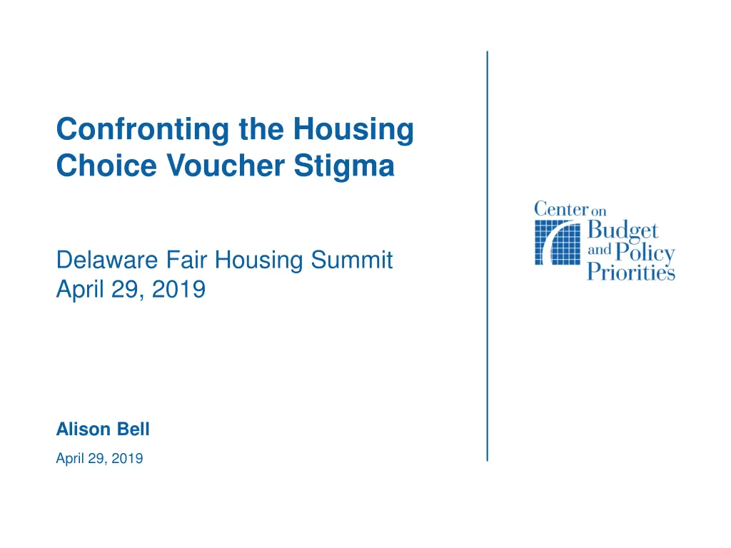 confronting the housing choice voucher stigma