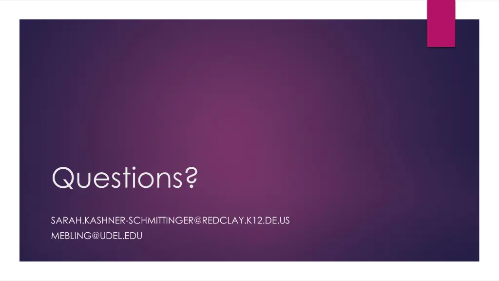 questions