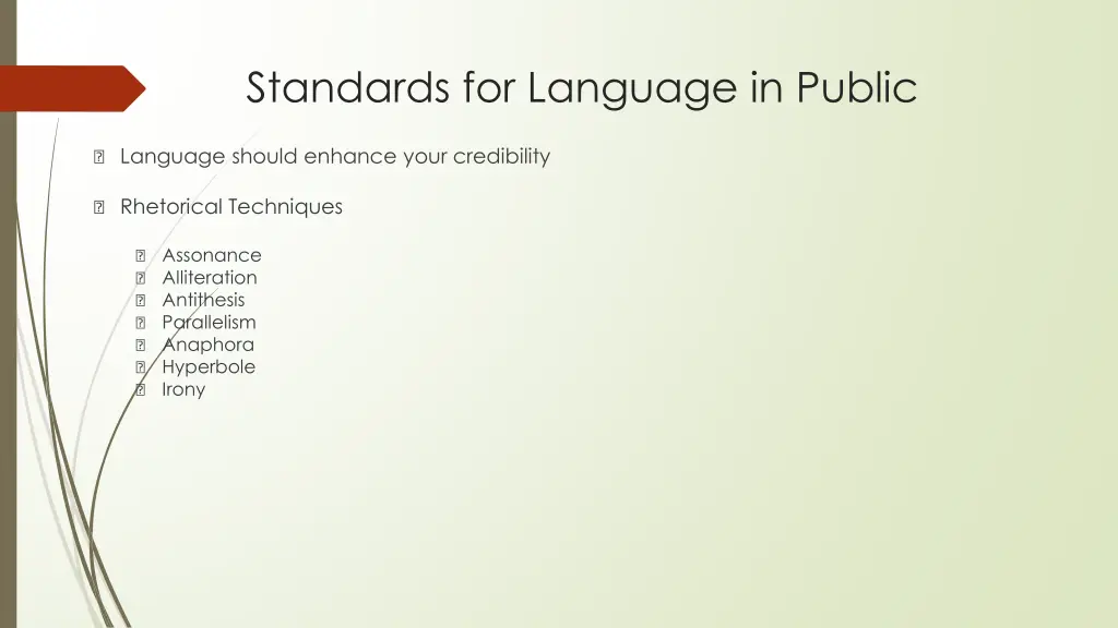standards for language in public 2