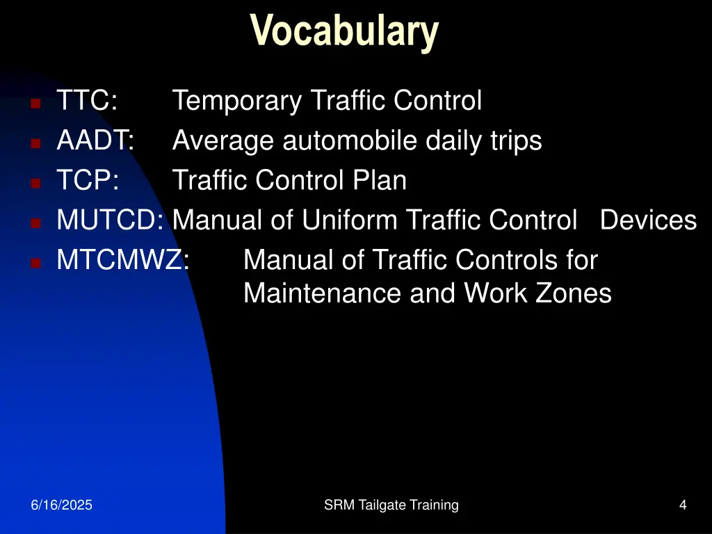 vocabulary
