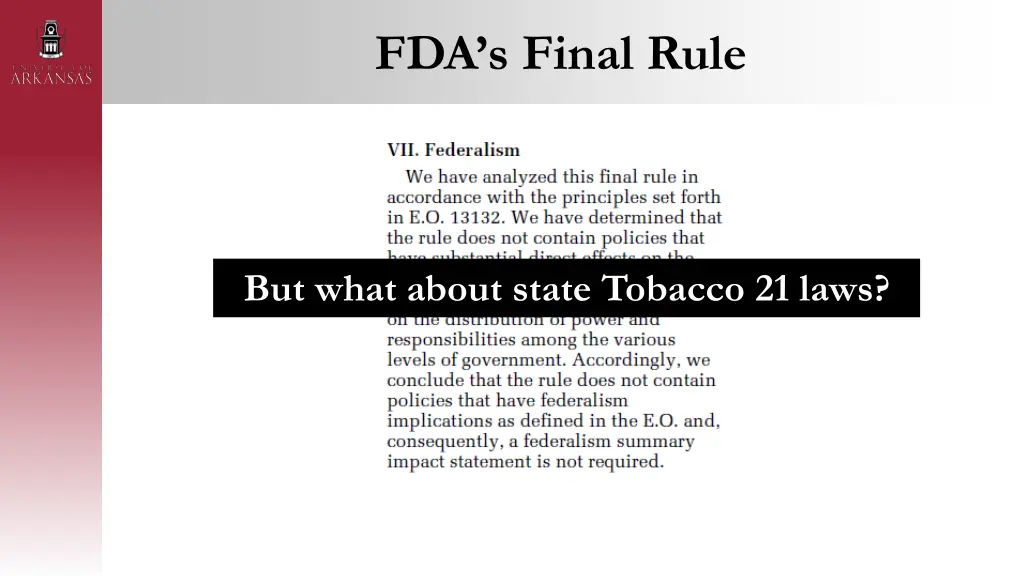 fda s final rule 1