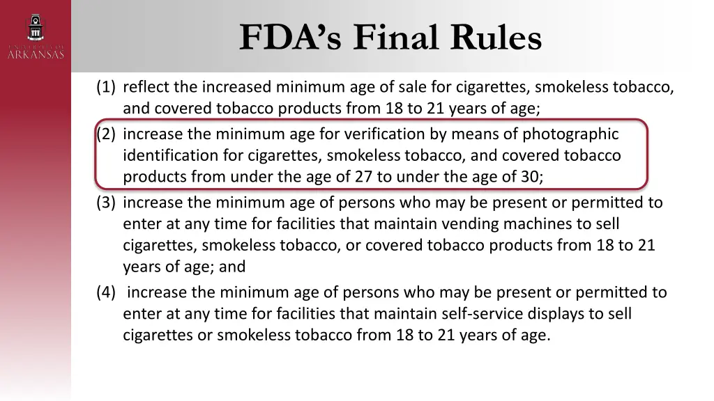 fda s final rules 1