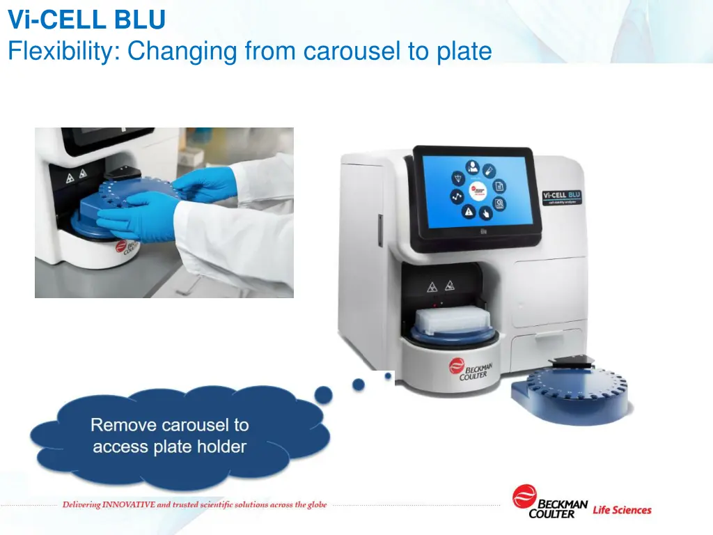vi cell blu flexibility changing from carousel
