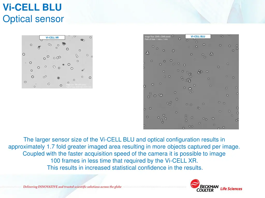 vi cell blu optical sensor