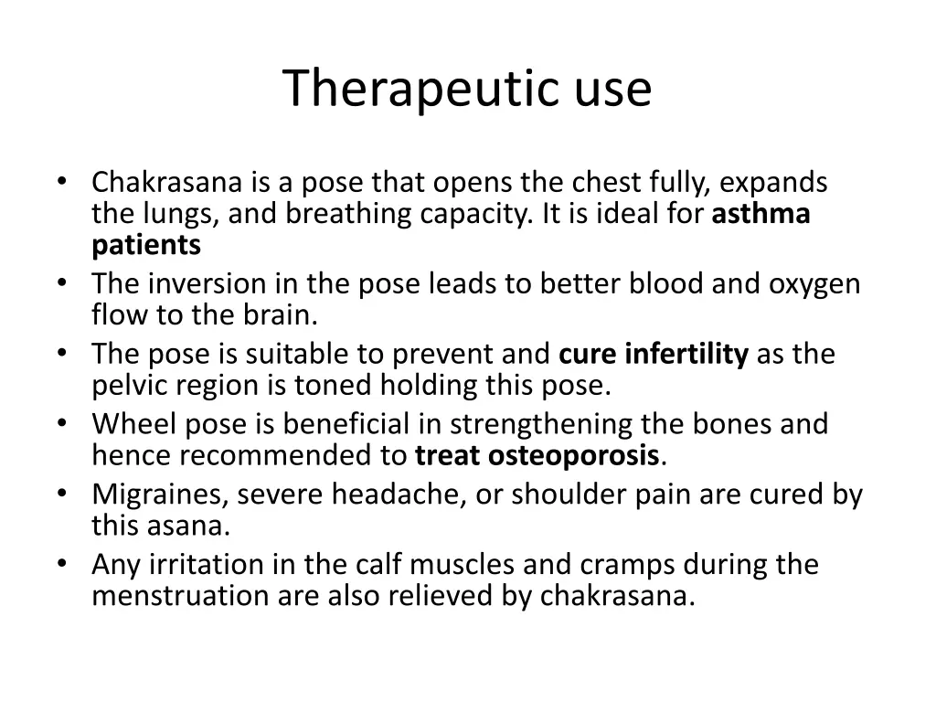 therapeutic use