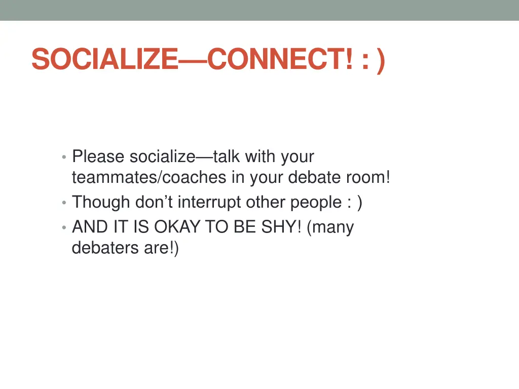 socialize connect