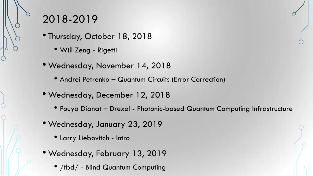 2018 2019 thursday october 18 2018 will zeng