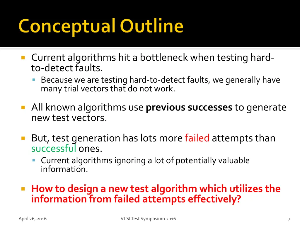 current algorithms hit a bottleneck when testing