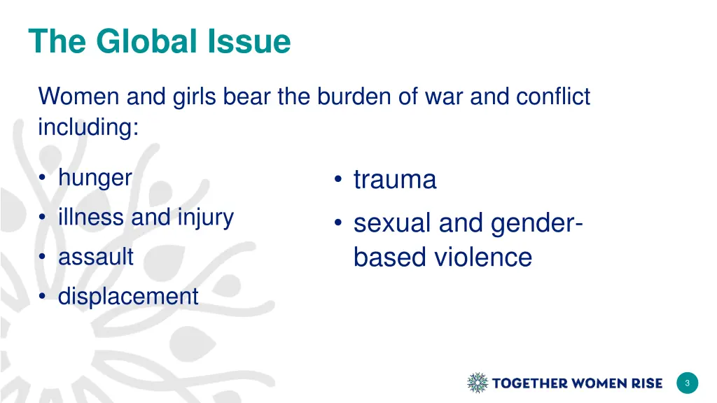 the global issue