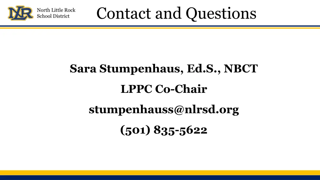 contact and questions