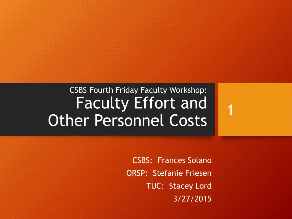 csbs fourth friday faculty workshop faculty
