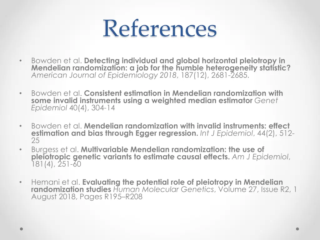 references