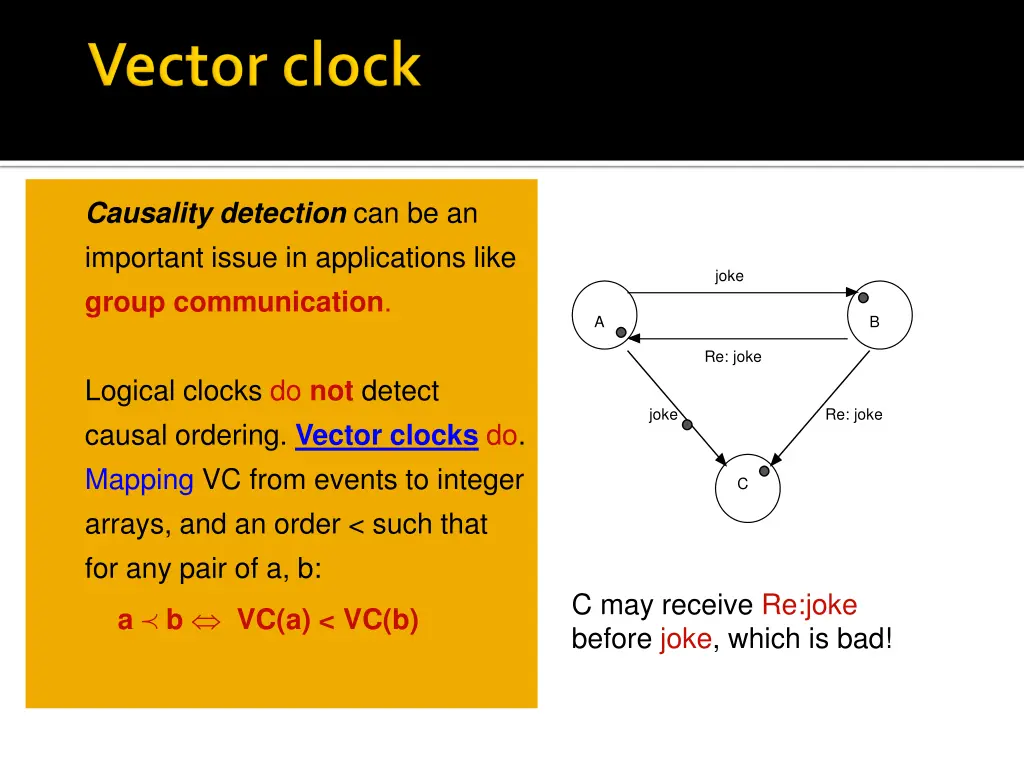 causality detection can be an important issue