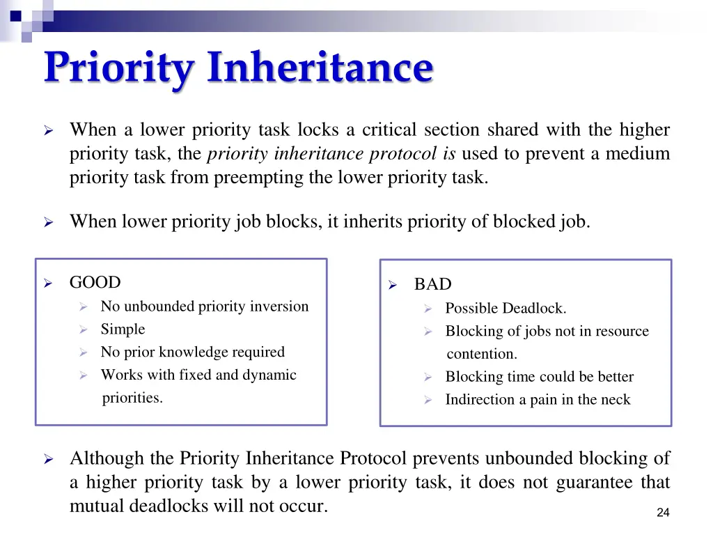 priority inheritance