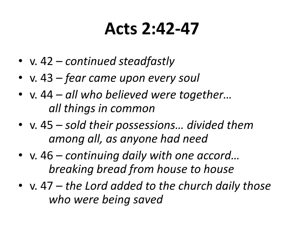 acts 2 42 47