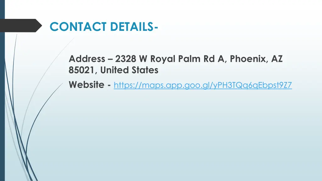 contact details