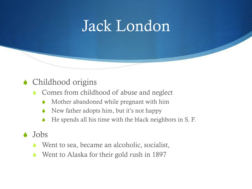 jack london