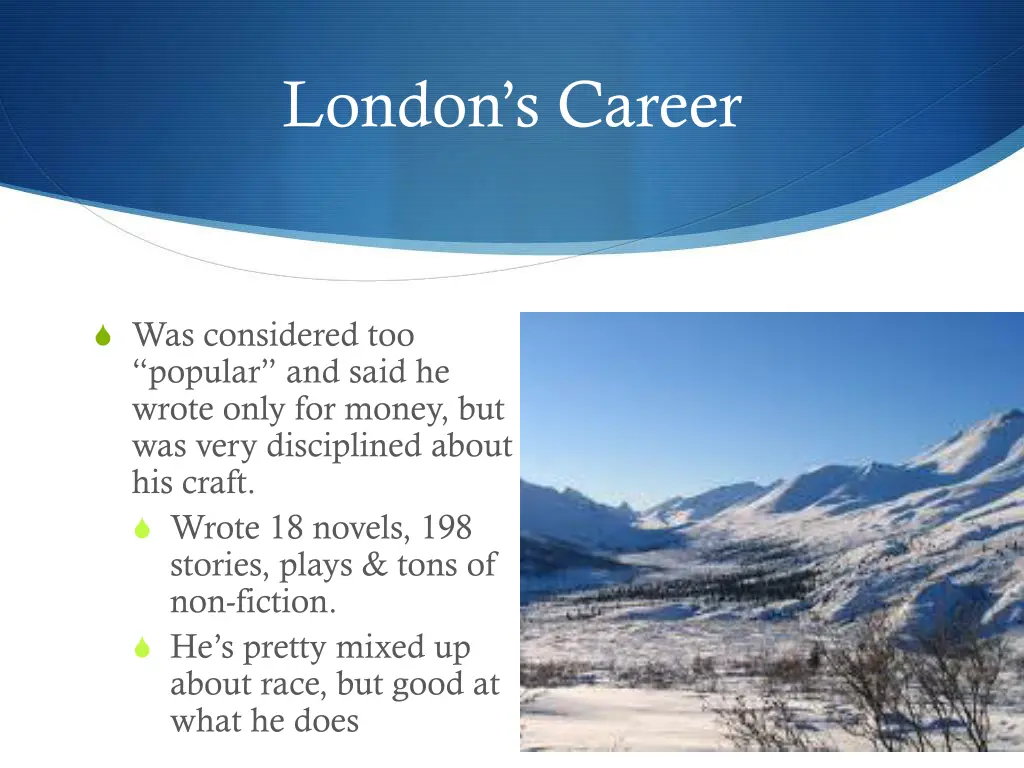 london s career