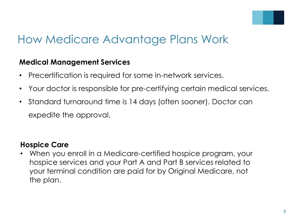 how medicare advantage plans work 1