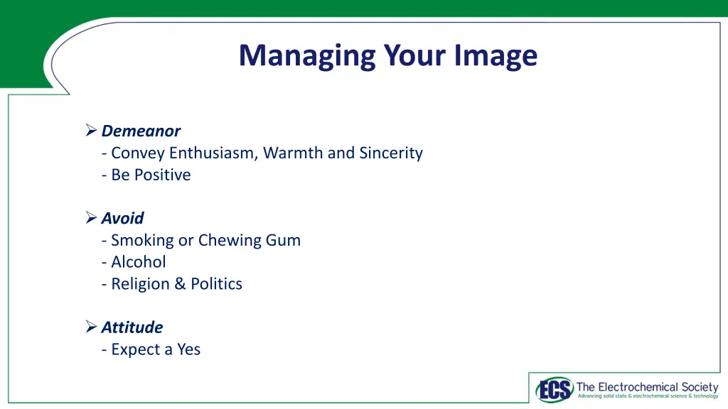 managing your image 1