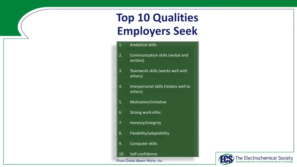 top 10 qualities employers seek
