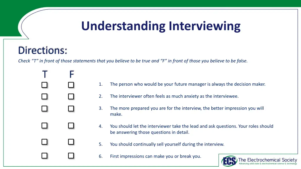 understanding interviewing