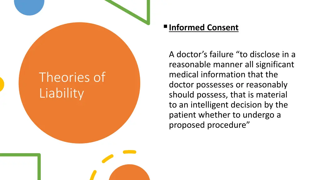 informed consent