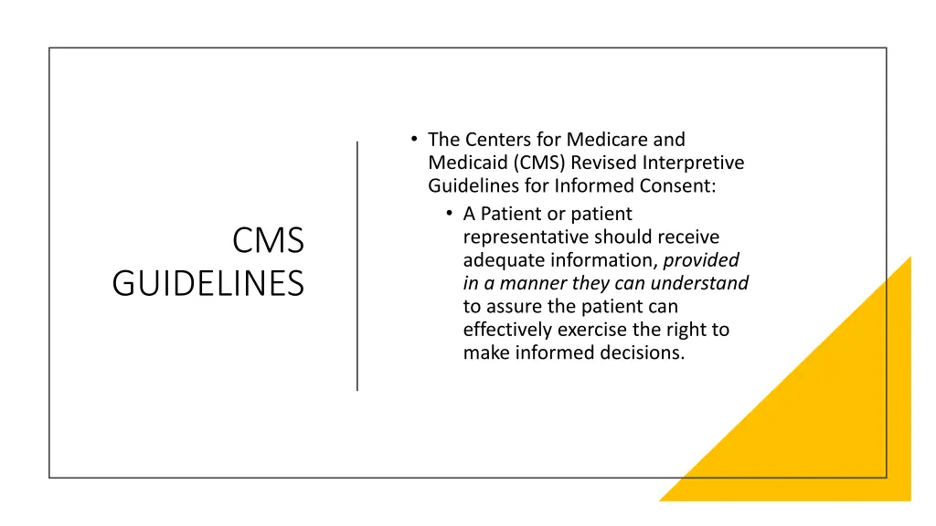 the centers for medicare and medicaid cms revised